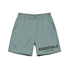 Fear Of God Essentials Green Shorts