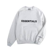 Essentials White Sweatshirt